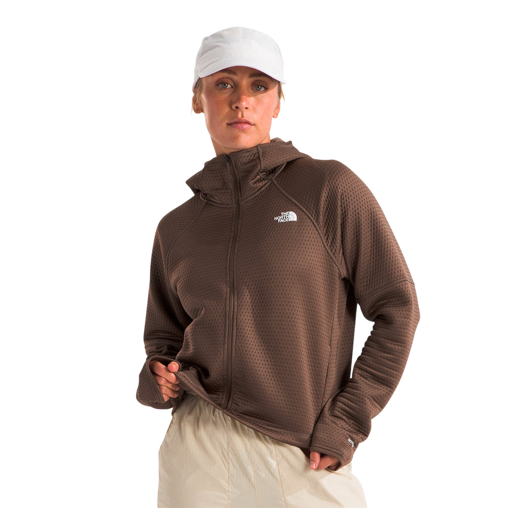 CHAQUETA TÉRMICA DOTKNIT PARA MUJER COLOR CAFE