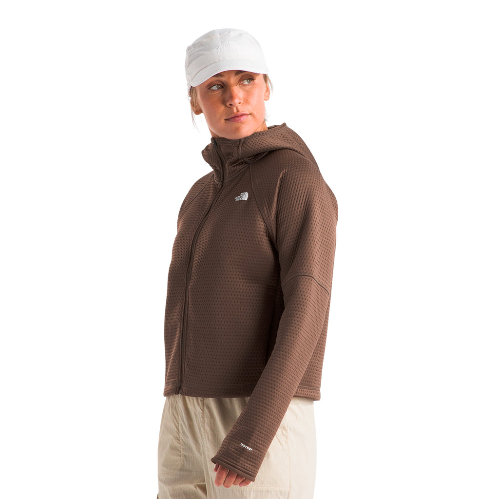 CHAQUETA TÉRMICA DOTKNIT PARA MUJER COLOR CAFE