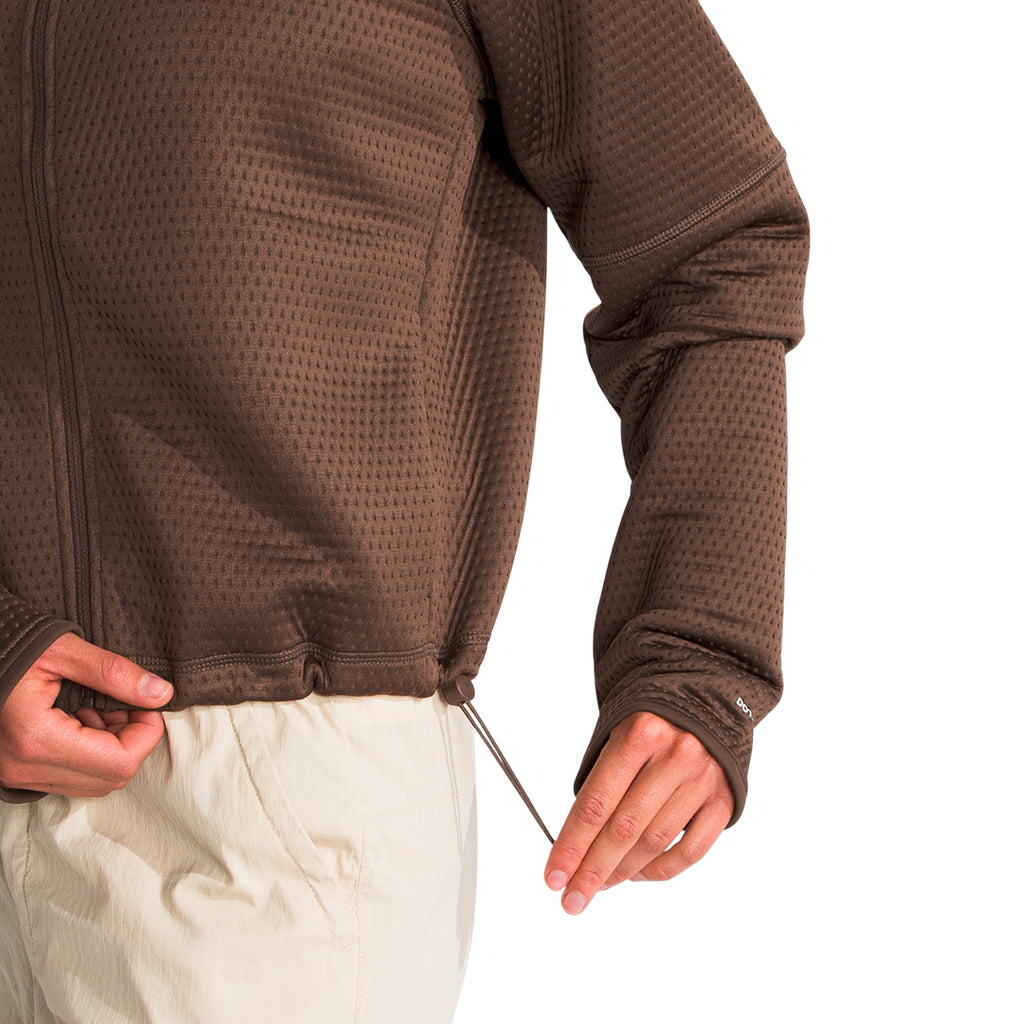 CHAQUETA TÉRMICA DOTKNIT PARA MUJER COLOR CAFE