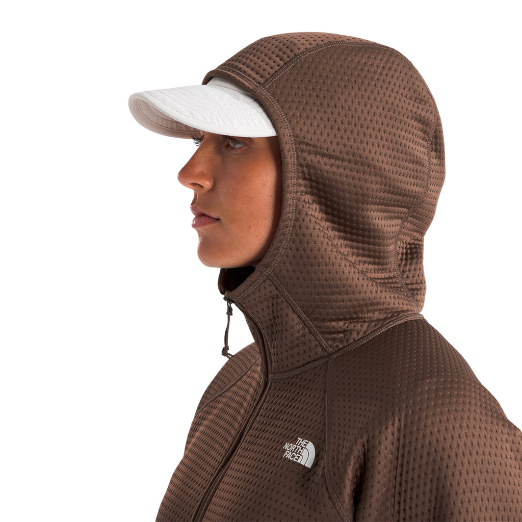 CHAQUETA TÉRMICA DOTKNIT PARA MUJER COLOR CAFE