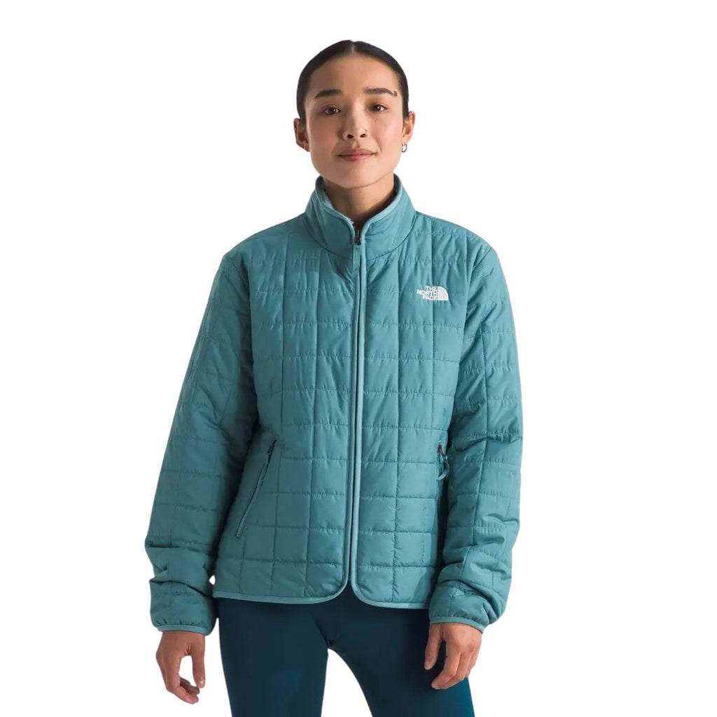 CHAQUETA JUNCTON PARA MUJER COLOR CELESTE