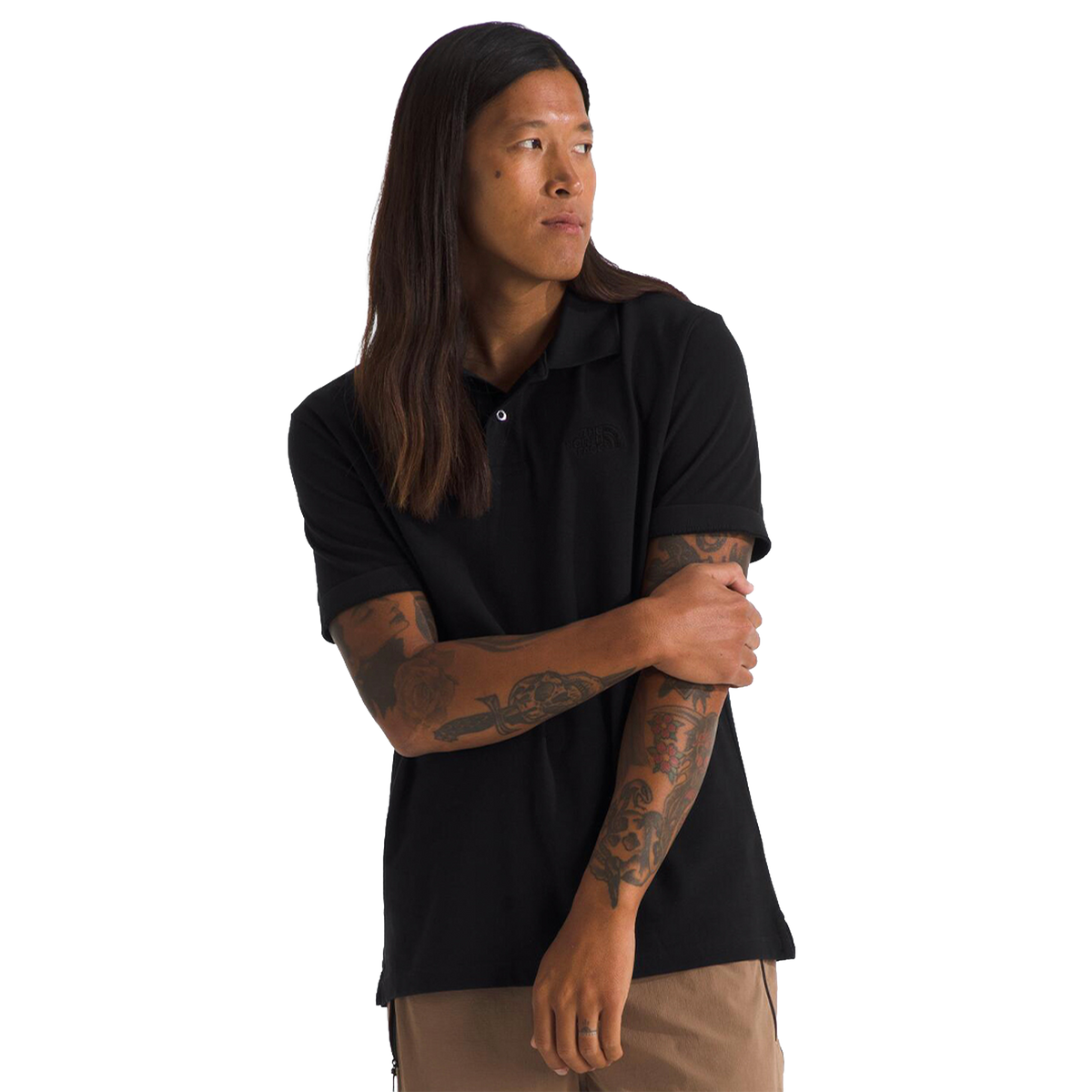 Camisa Essential Regular Polo para hombre color negro