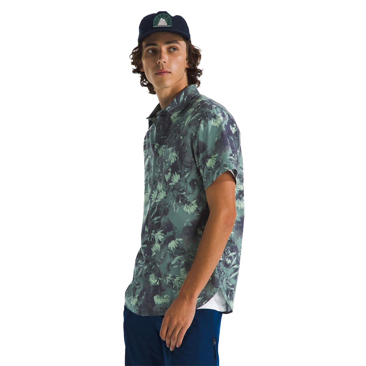 Camisa S/S Baytrail Pattern para hombre color verde