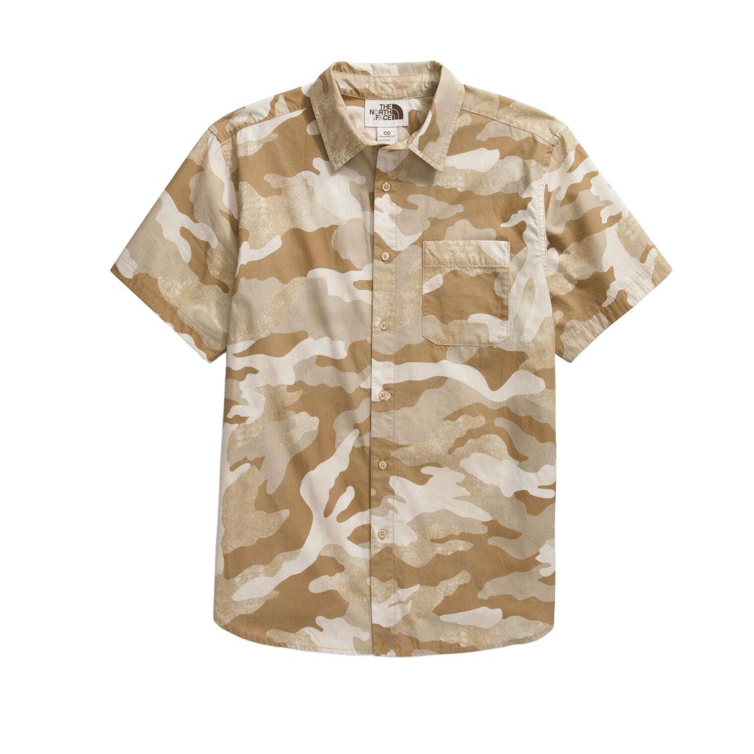 Camisa S/S Baytrail Pattern para hombre color kakhi