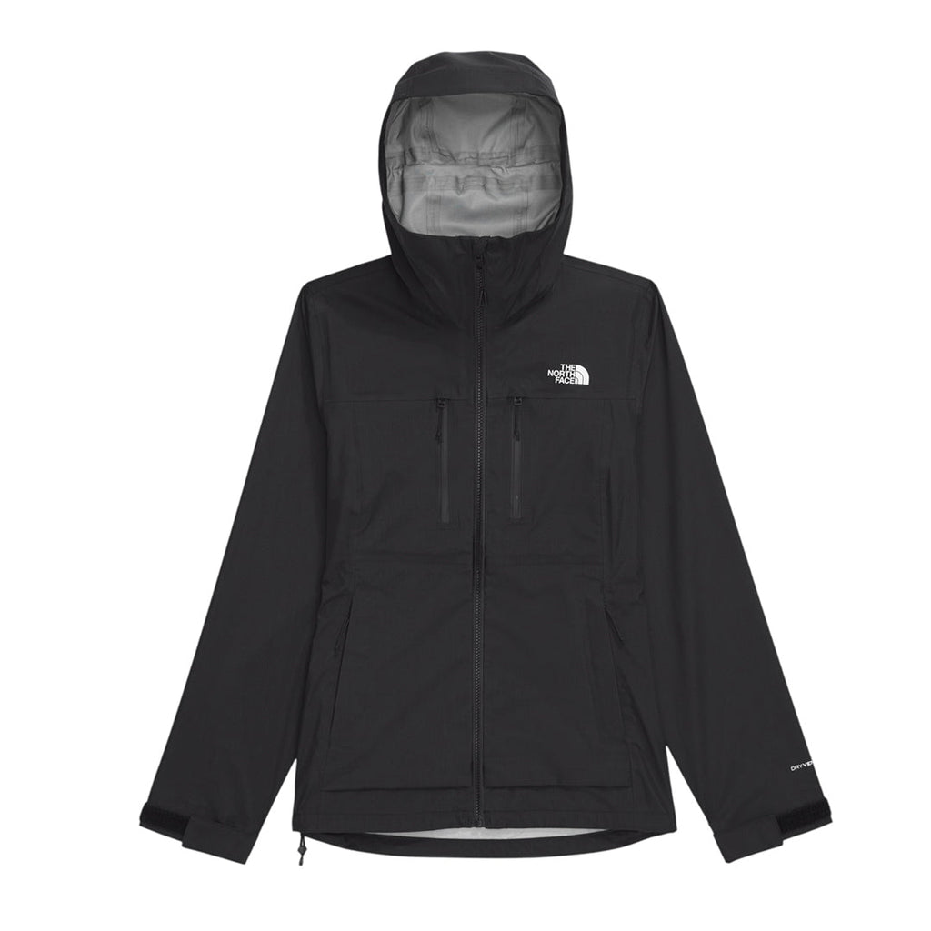 Chaqueta impermeable Terrain Vista 3L Pro para mujer color negro