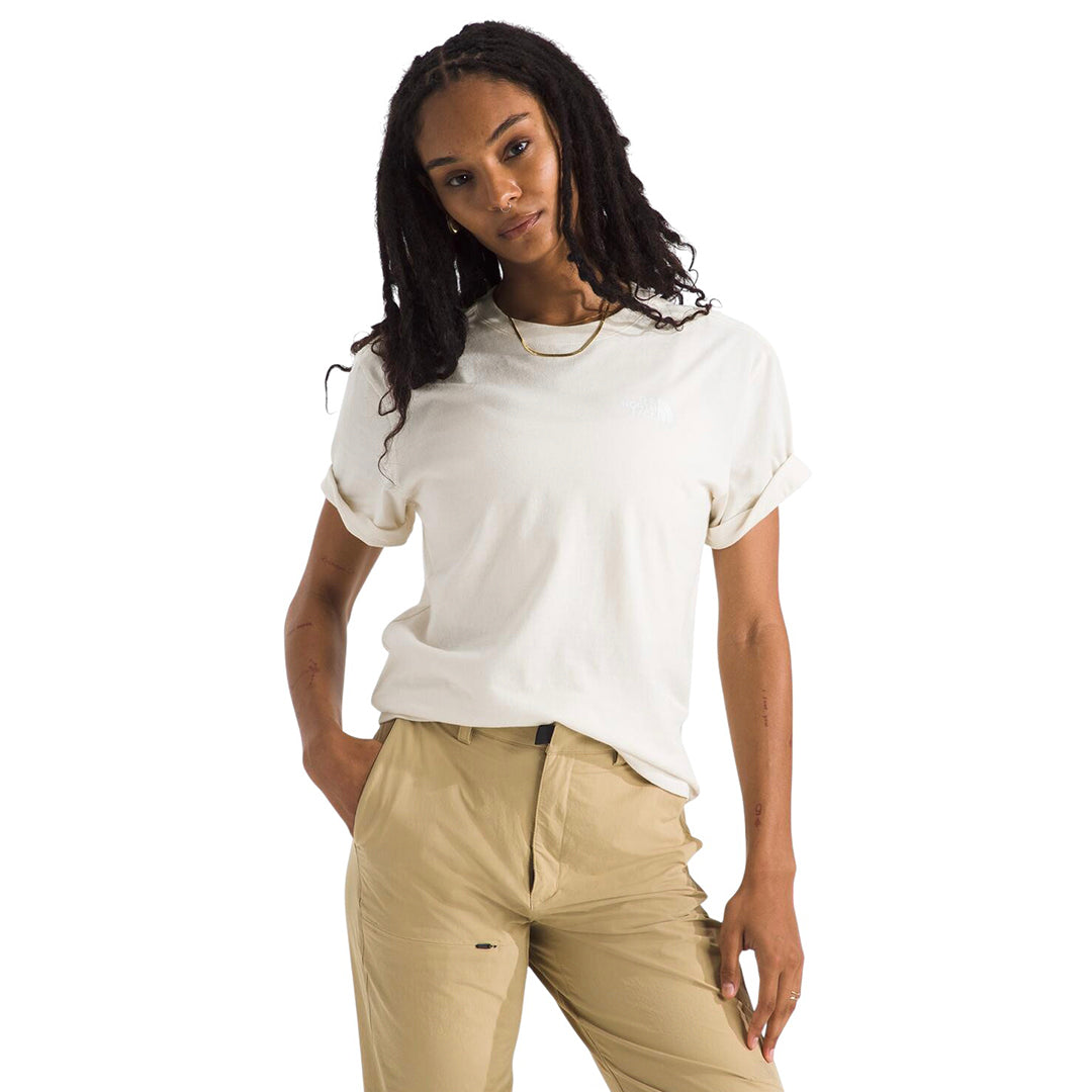 Camiseta Evolution Ss Tee para mujer color blanco