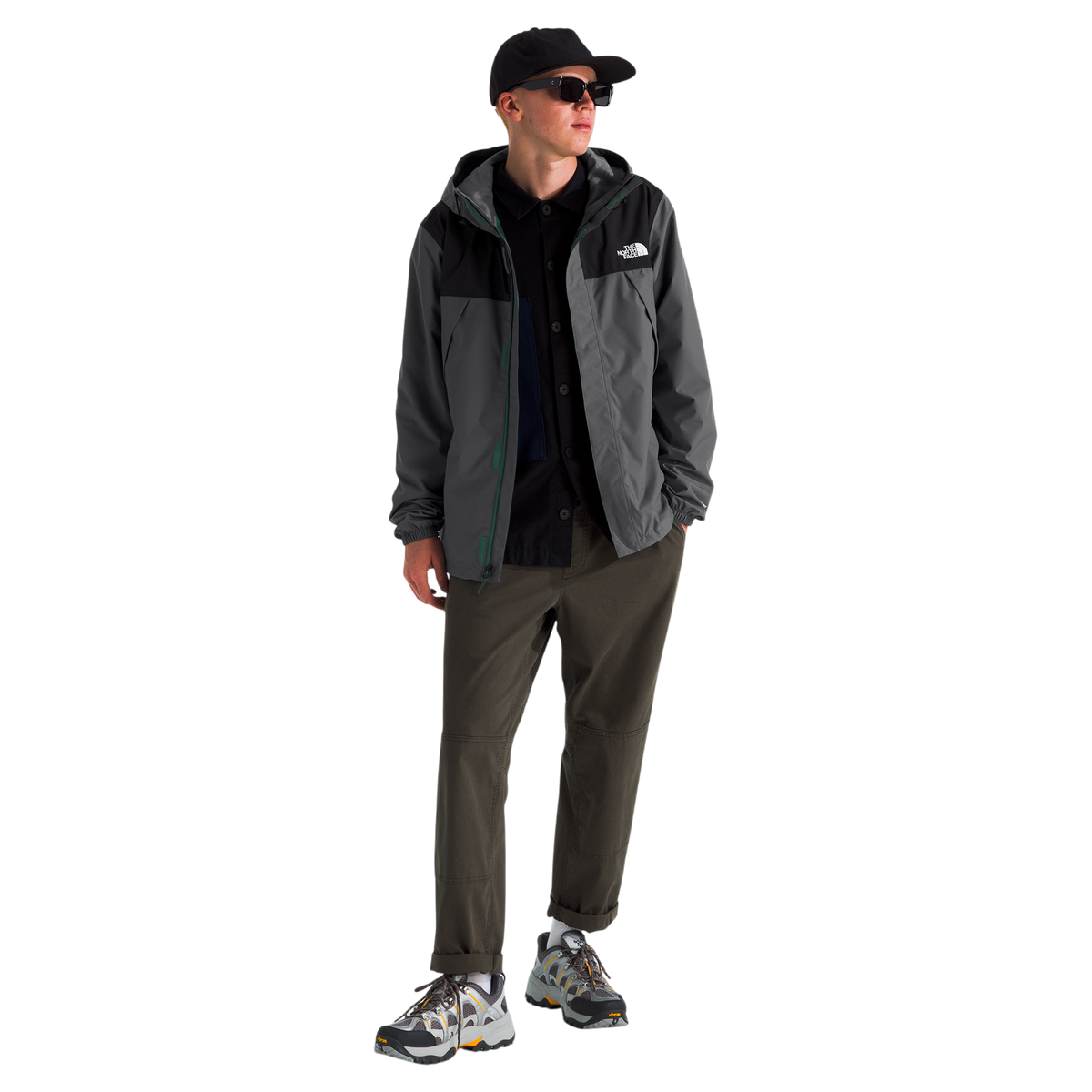 Chaqueta impermeable Antora para hombre color gris