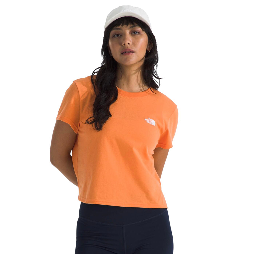 Camiseta Evolution Tee para mujer color anaranjado