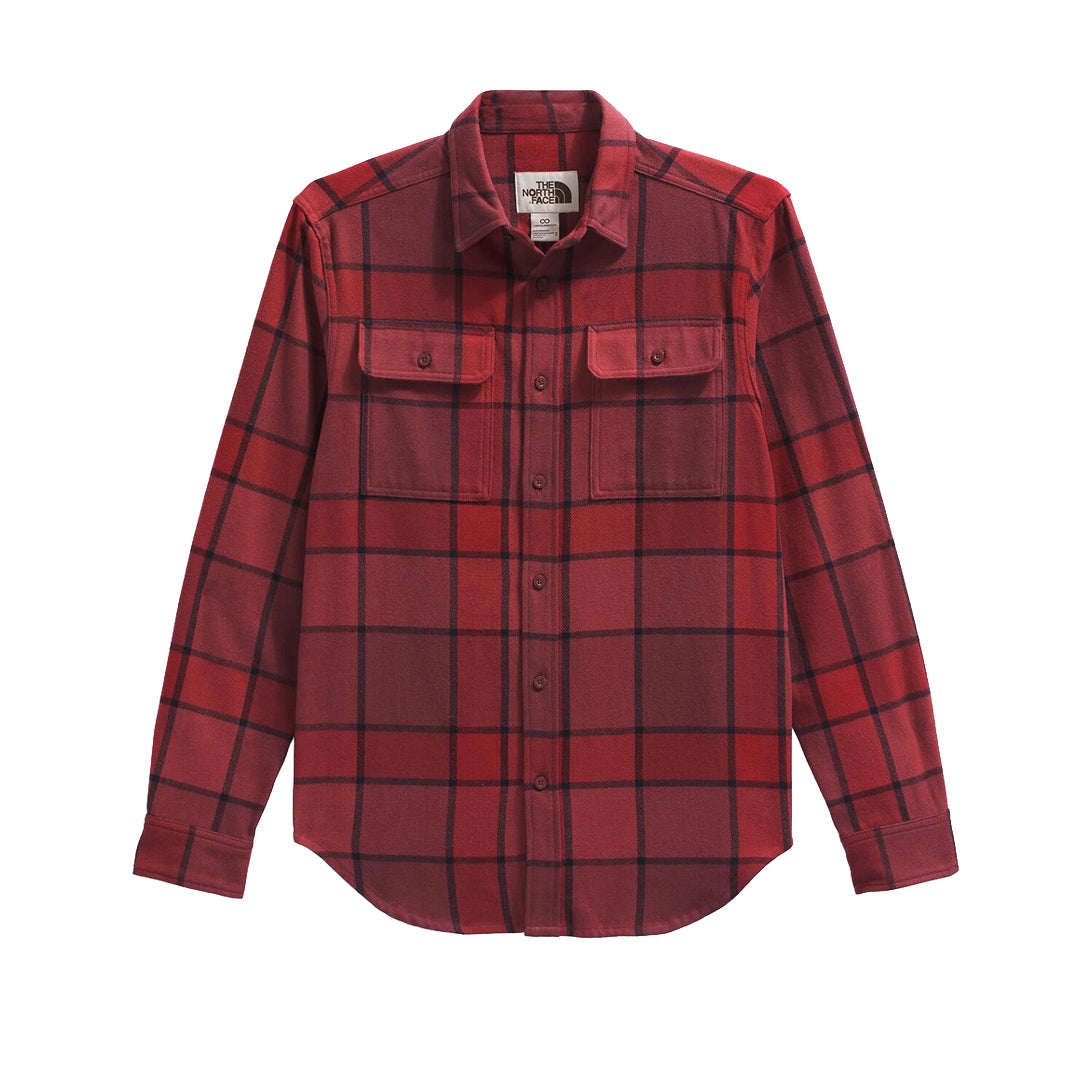 Camisa Arroyo Flannel para hombre color rojo
