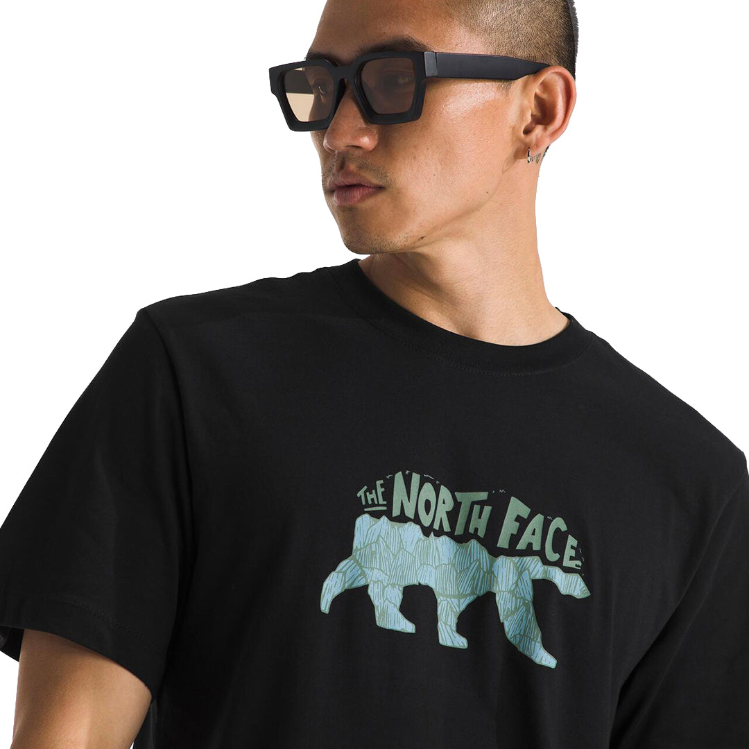Camiseta Bear para hombre color negro