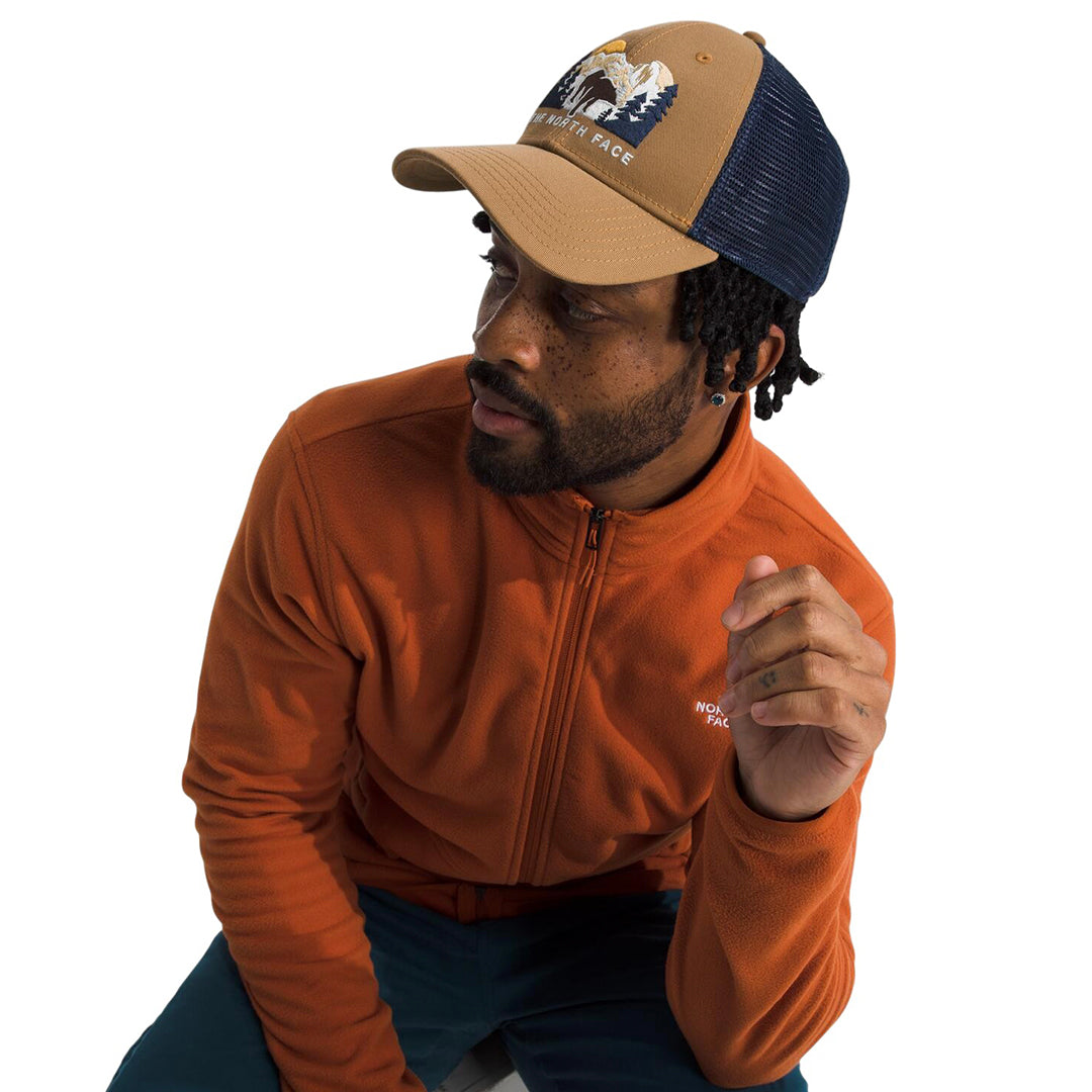 Gorra Embroid Muder Trucker para unisex color café