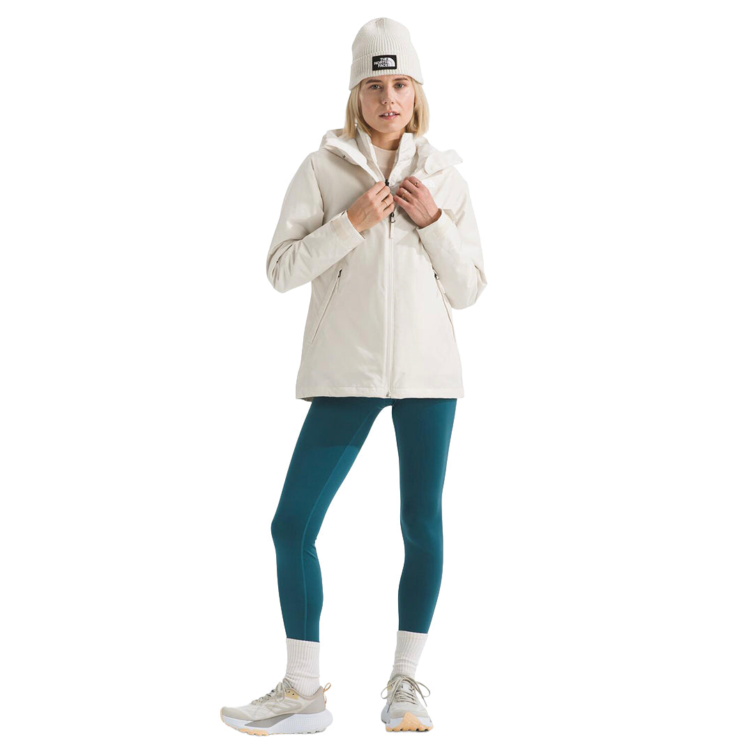 Chaqueta Carto Mono Triclimate Hooded para mujer color blanco