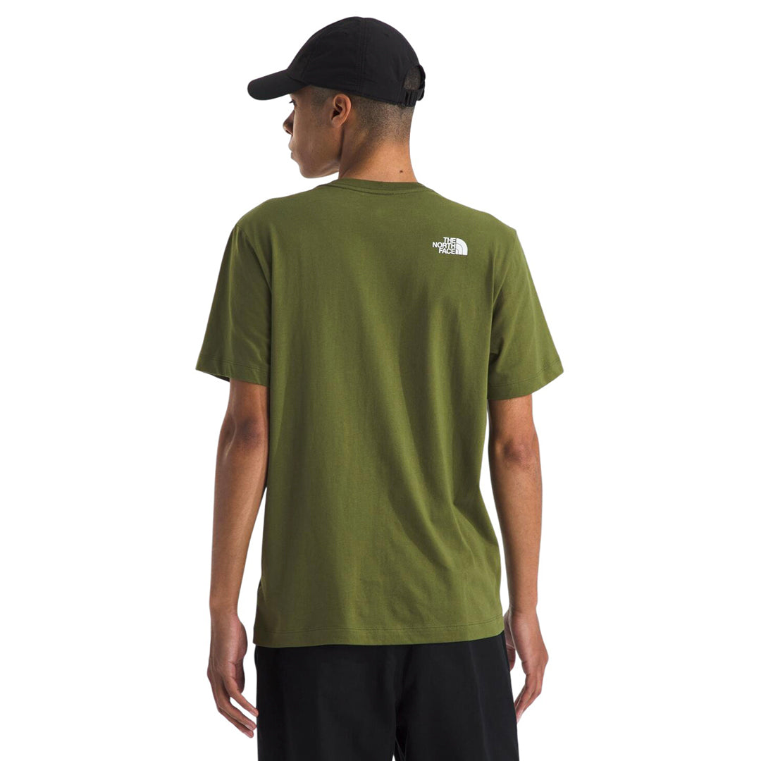 Camiseta S/S Half Dome Tee para hombre color olivo