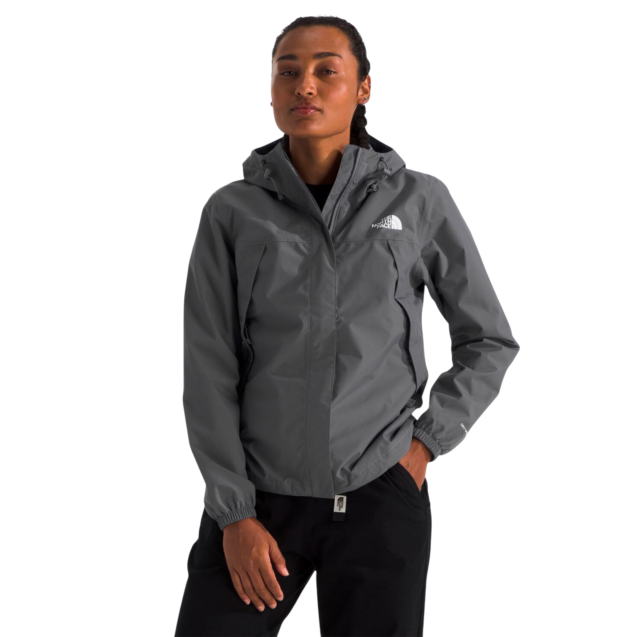 Chaqueta impermeable Antora para mujer color gris