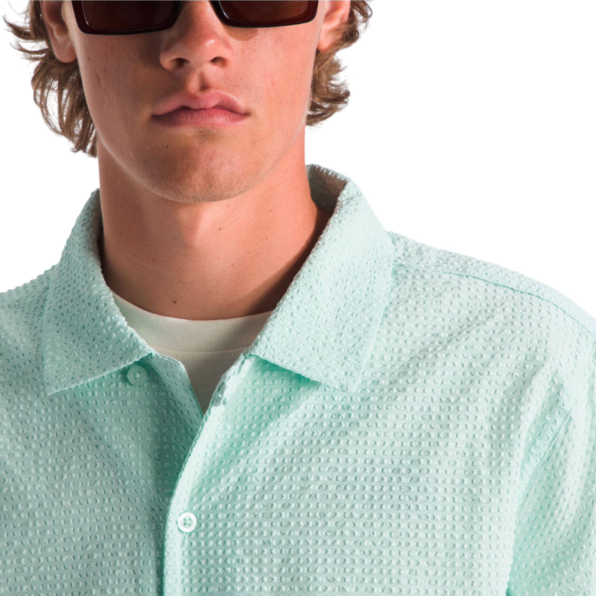Camisa Pacific para hombre color menta
