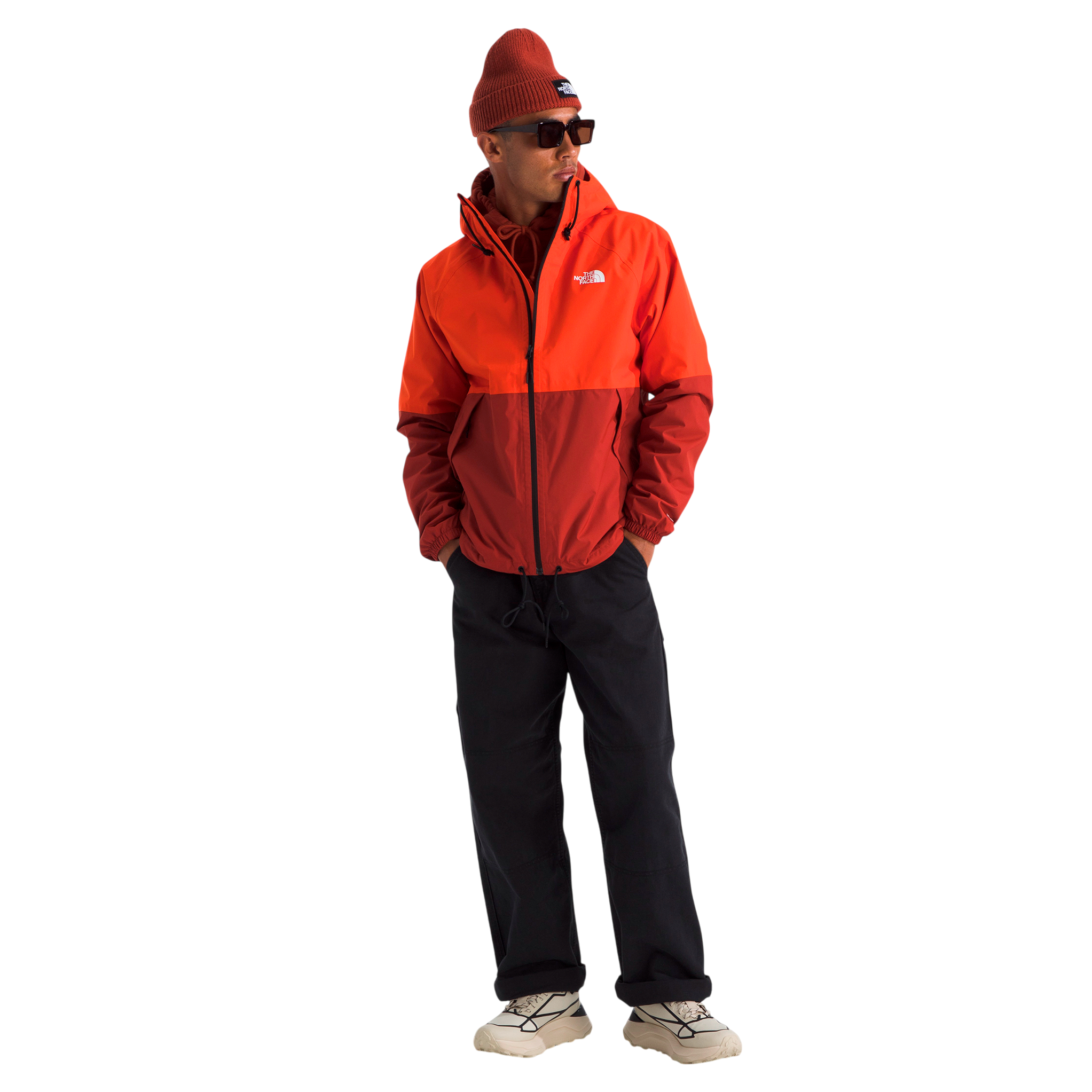 Chaqueta impermeable Antora para hombre color rojo