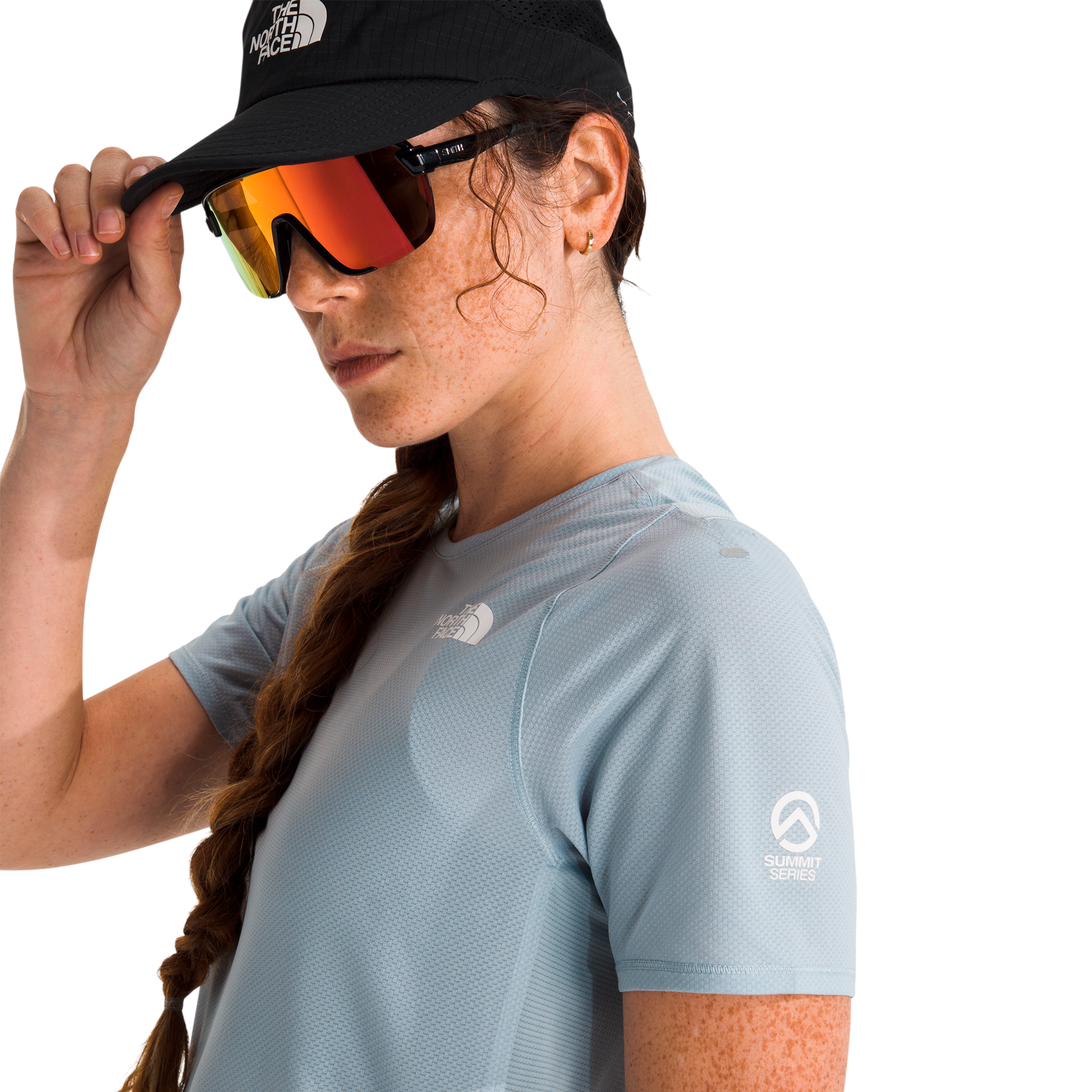 Camiseta Summit para mujer color gris