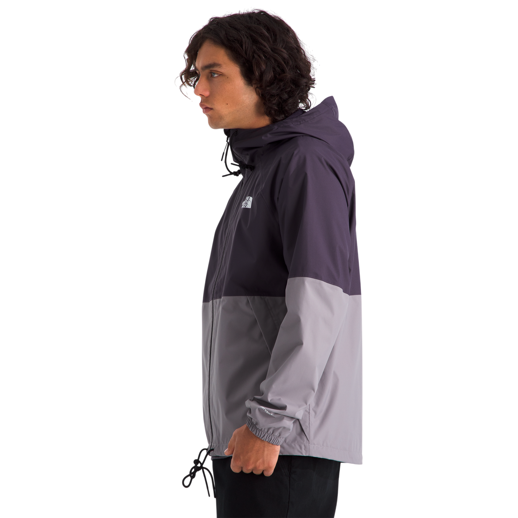 Chaqueta impermeable Antora para hombre color gris