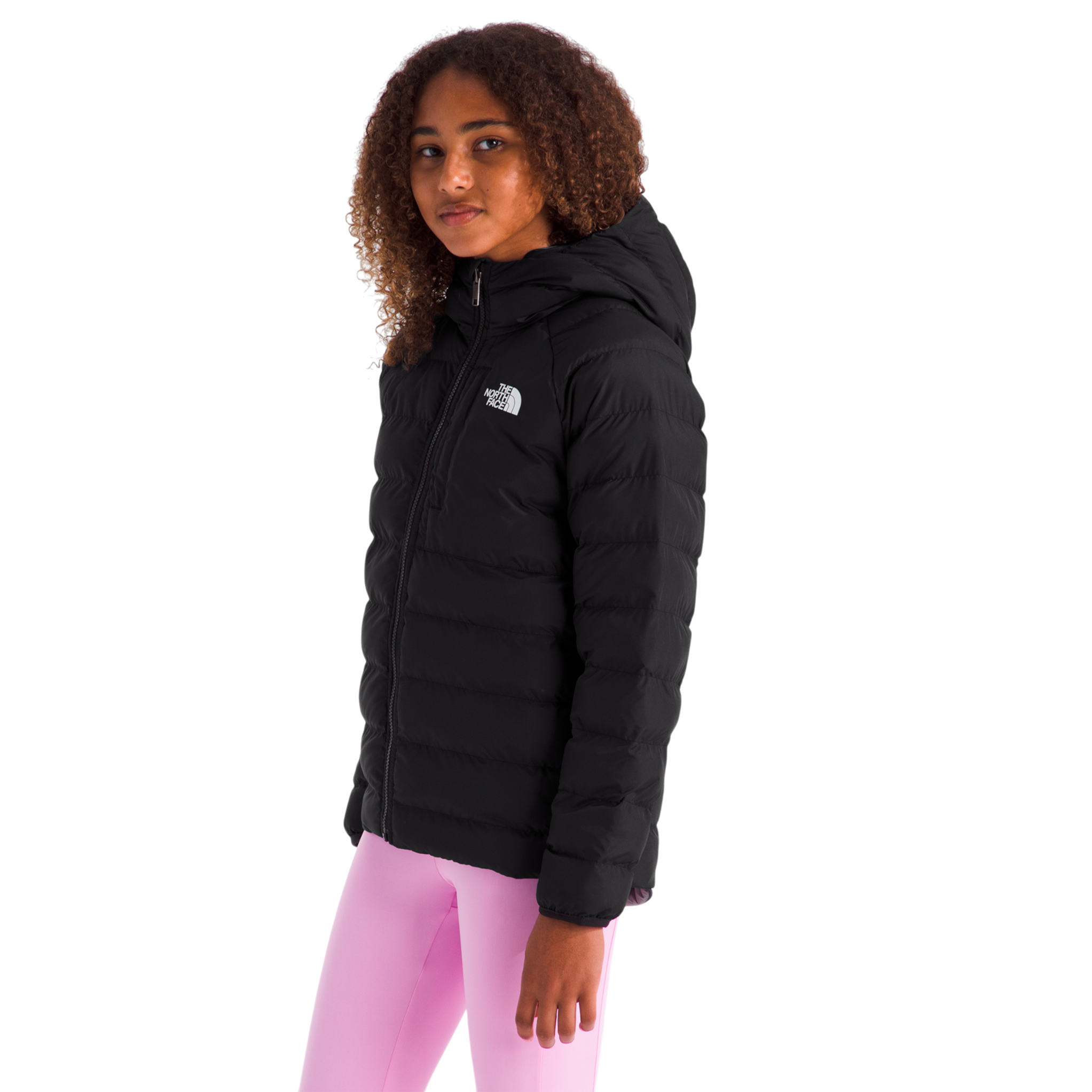 Chaqueta térmica Reversible para niña color negro