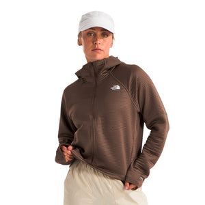 CHAQUETA TÉRMICA DOTKNIT PARA MUJER COLOR CAFE