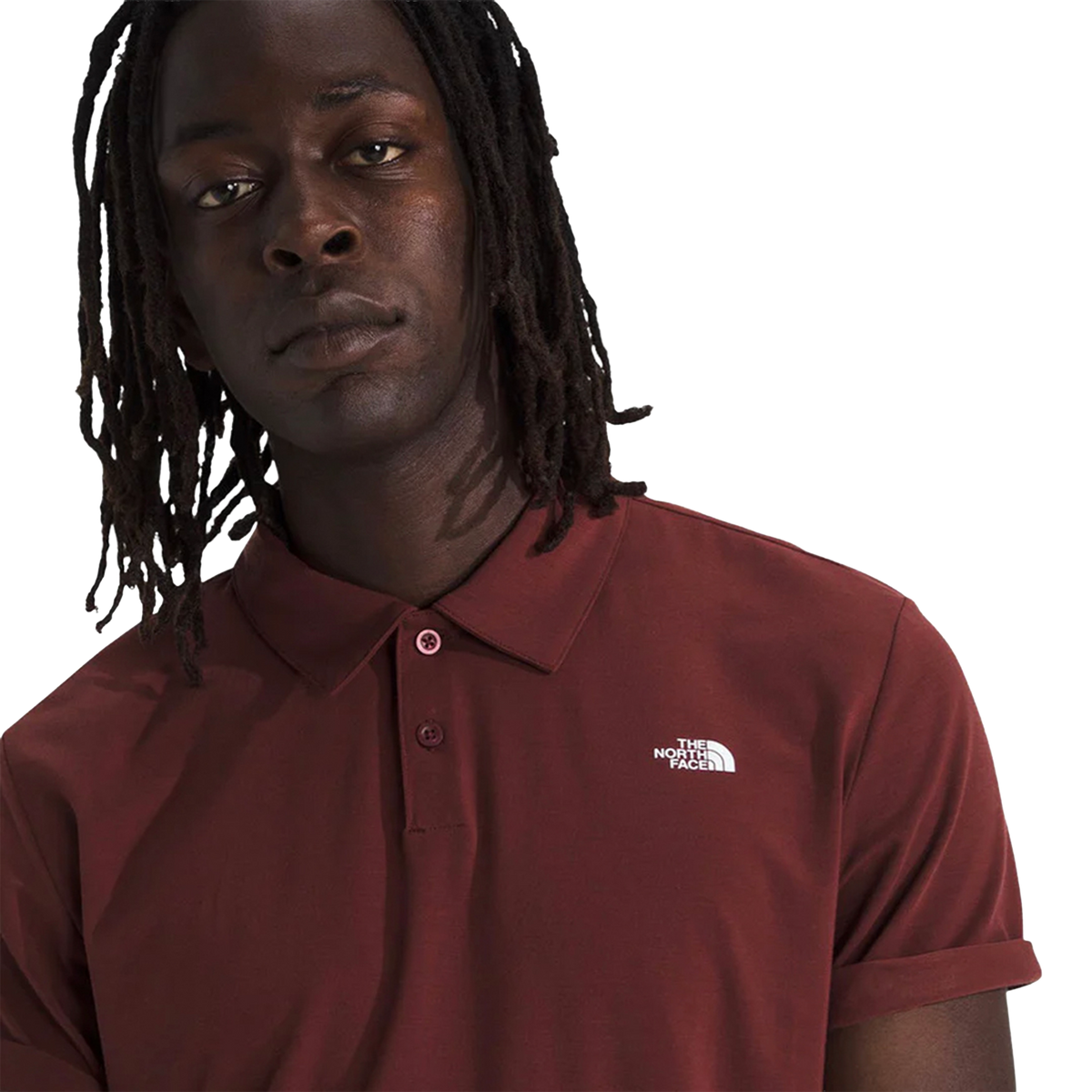 Camisa Adventure Polo para hombre color vino