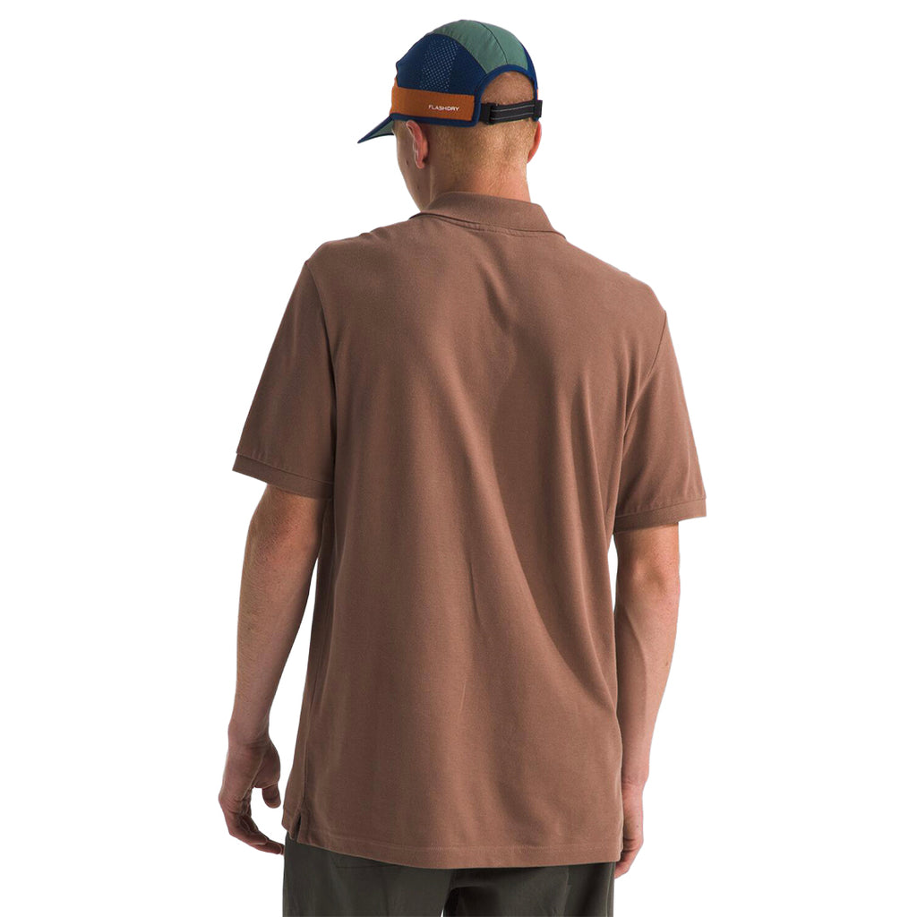 Camisa Essential Regular Polo para hombre color café