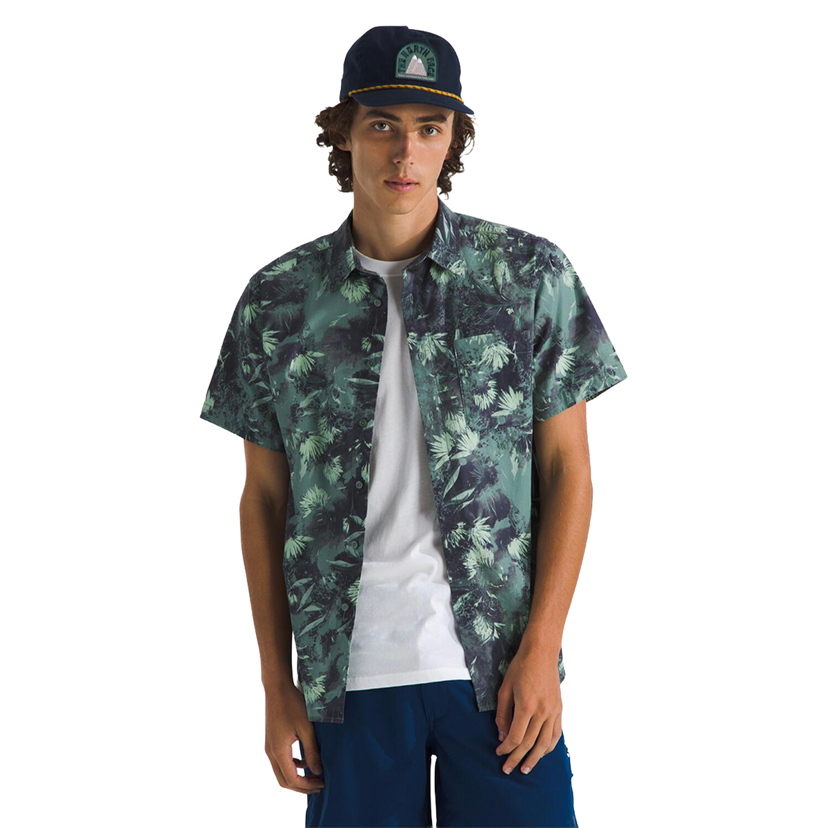 Camisa S/S Baytrail Pattern para hombre color verde