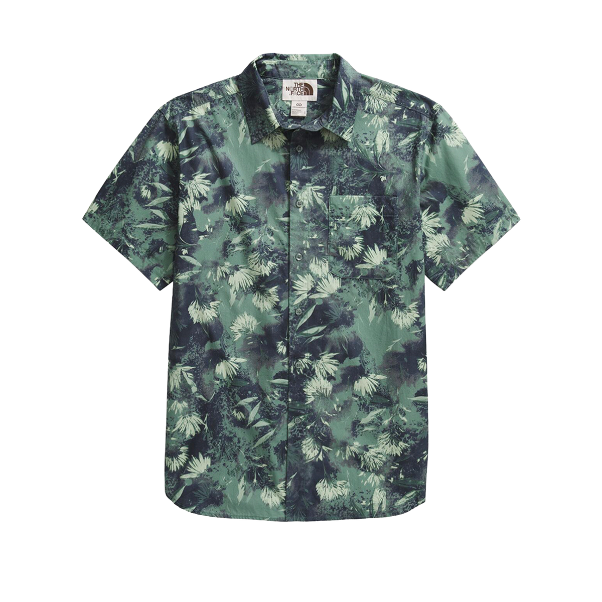 Camisa S/S Baytrail Pattern para hombre color verde