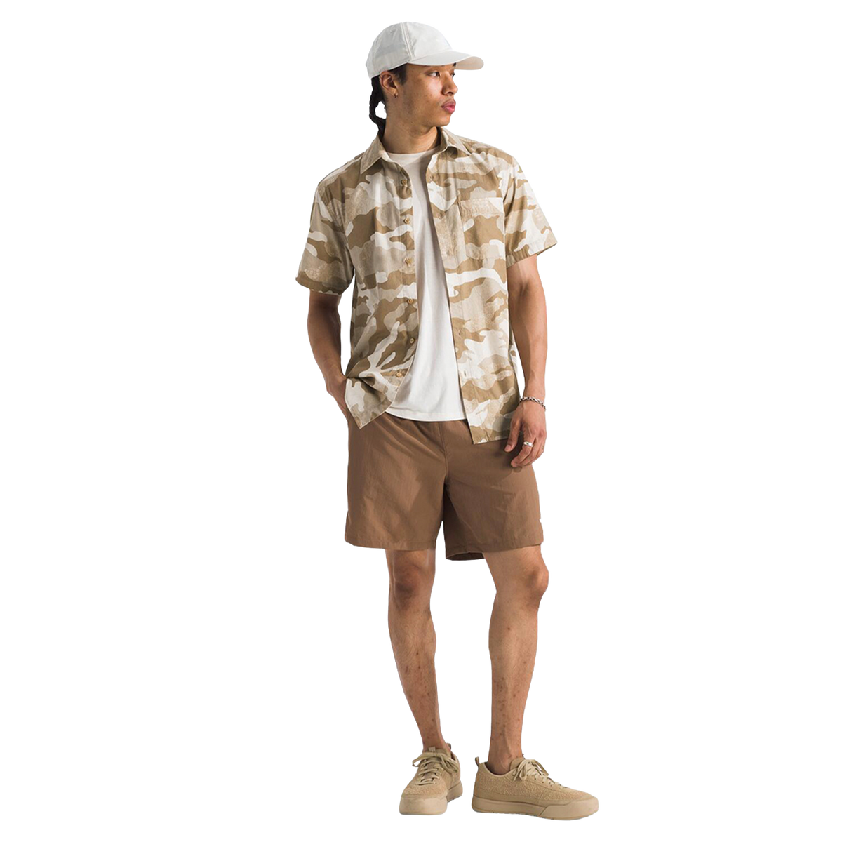 Camisa S/S Baytrail Pattern para hombre color kakhi