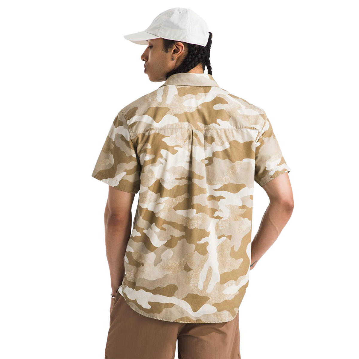 Camisa S/S Baytrail Pattern para hombre color kakhi
