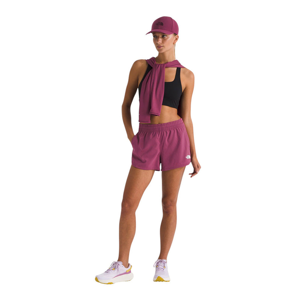 Short Flex Woven para mujer color morado