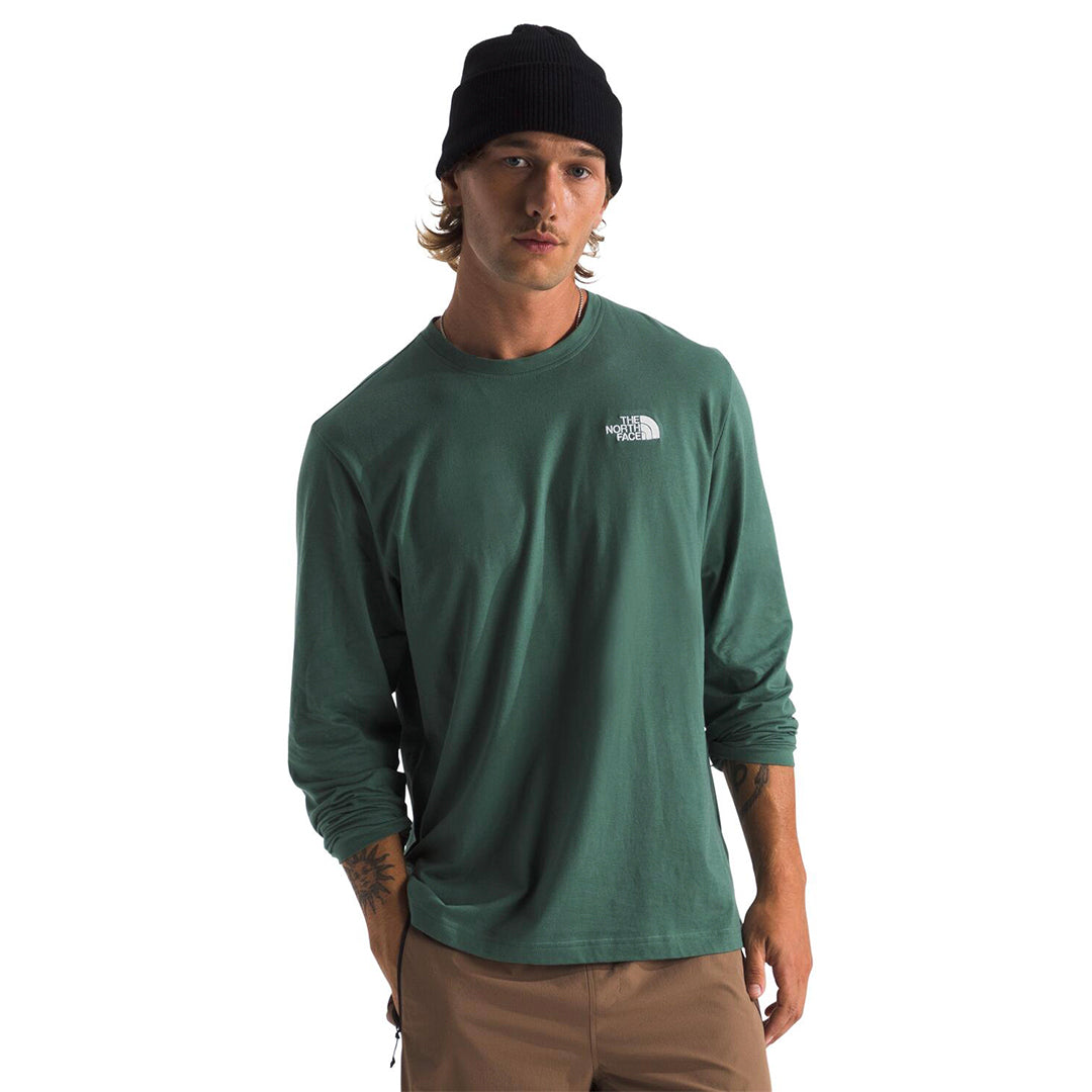 Camiseta L/S Evolution Tee para hombre color verde