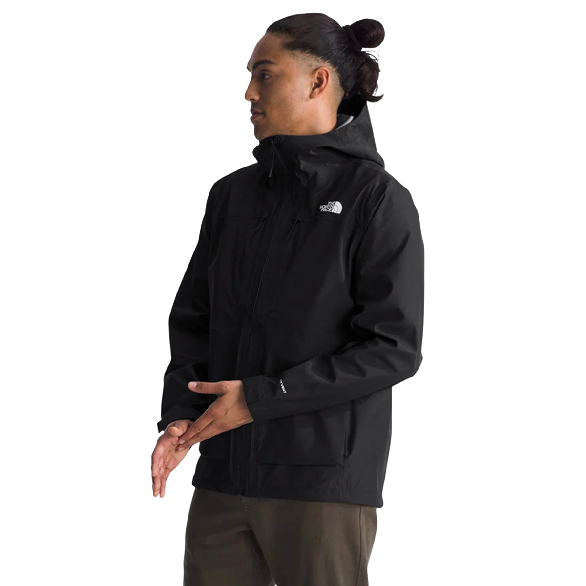 Chaqueta impermeable Terrain Vista 3L Pro para hombre color negro