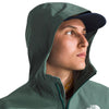 Chaqueta impermeable Terrain para mujer color verde