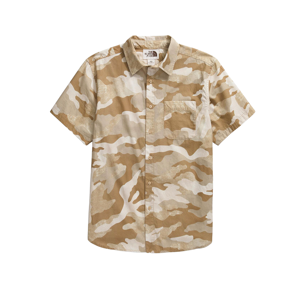 Camisa S/S Baytrail Pattern para hombre color kakhi
