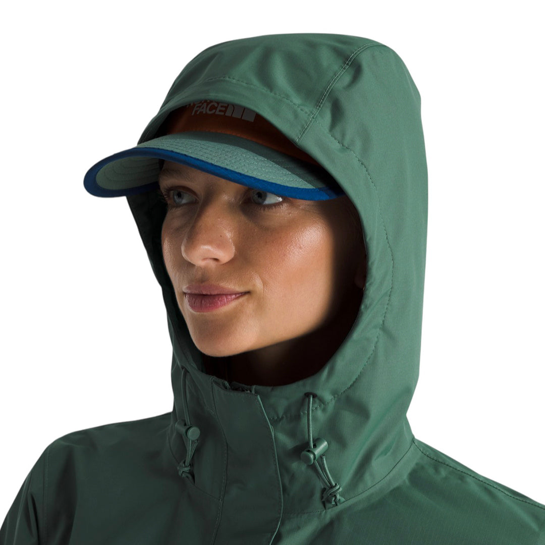 Chaqueta impermeable Antora Rain para mujer color verde