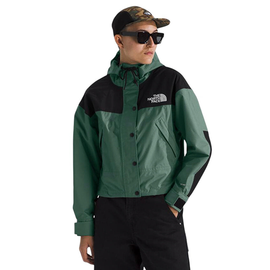 Chaqueta impermeable Reign para mujer color verde