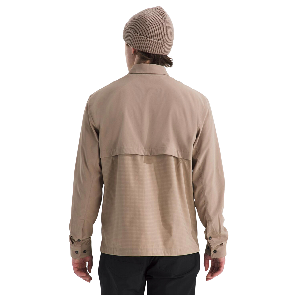 Camisa Lightrange Hike L/S para hombre color café