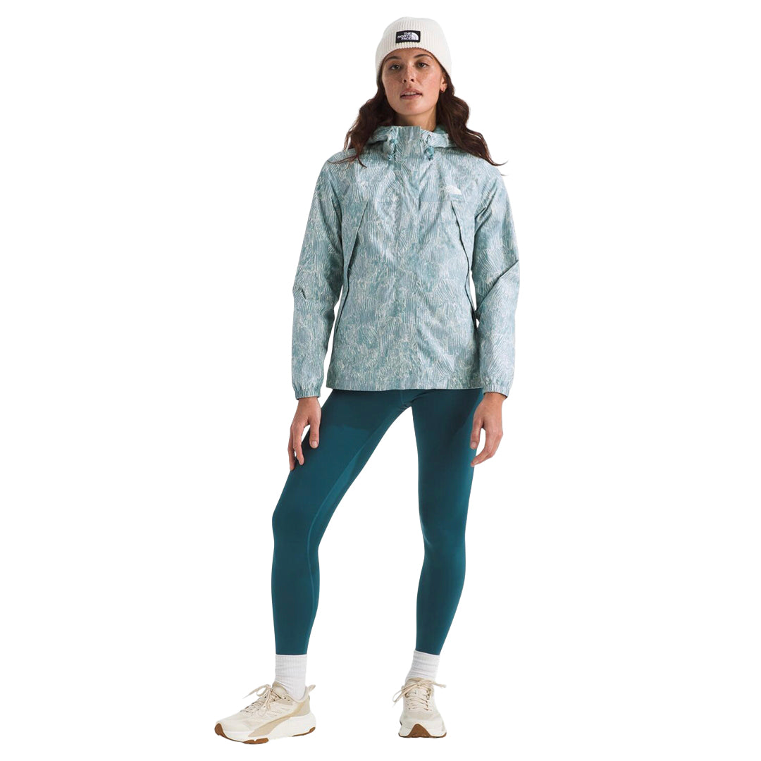 Chaqueta impermeable Antora para mujer color celeste