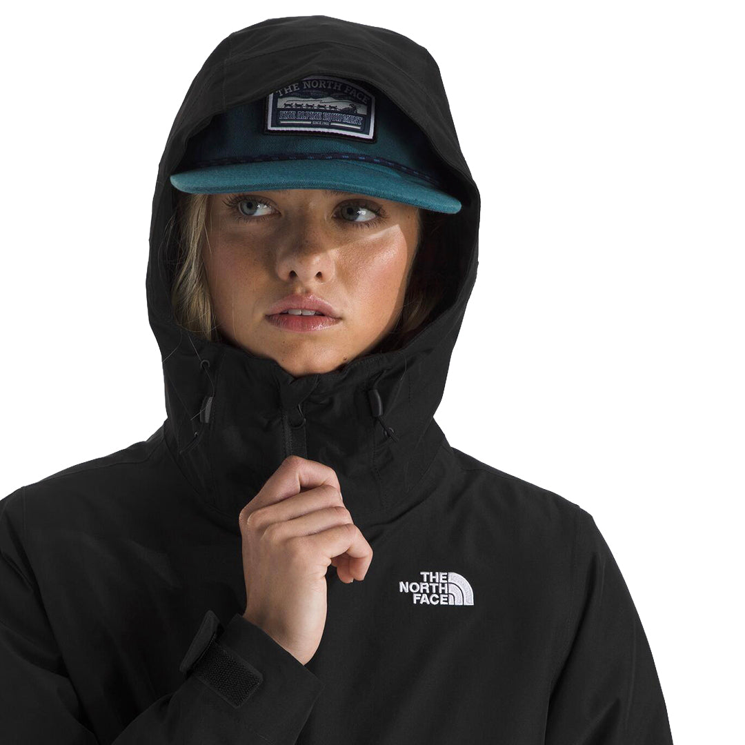 Chaqueta Carto Mono Triclimate Hooded para mujer color negro