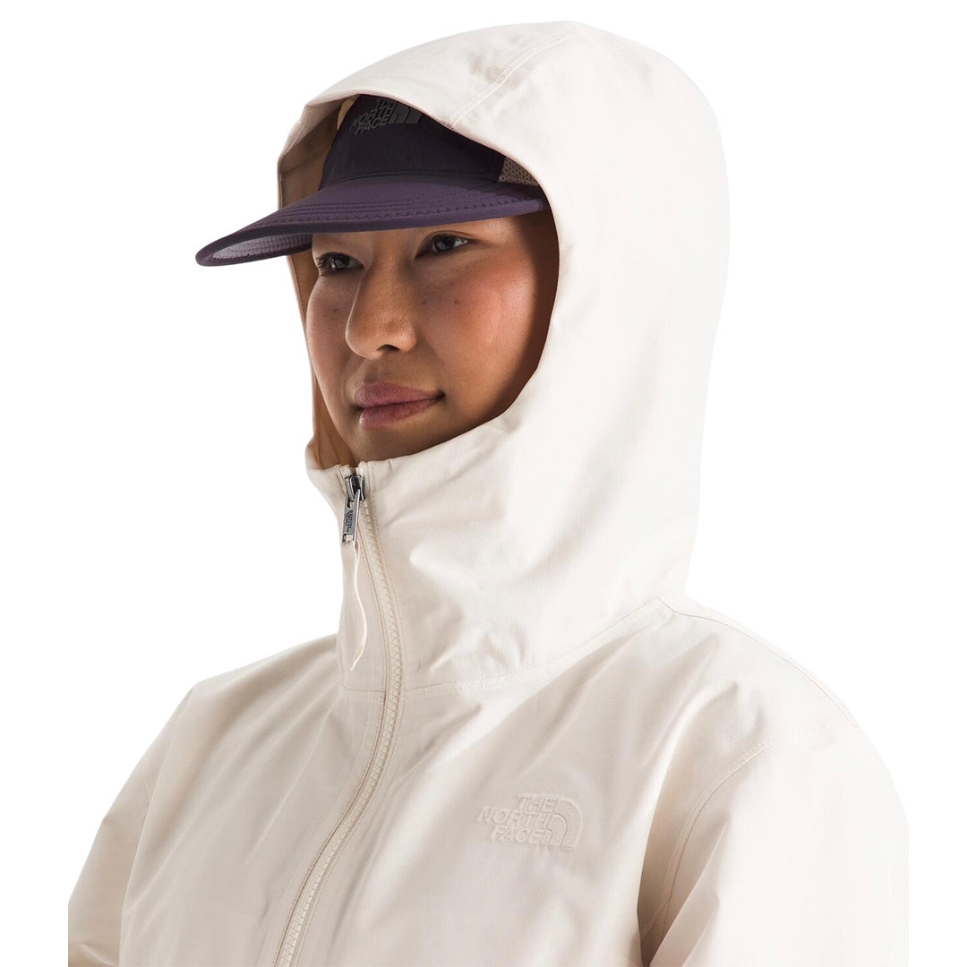 Chaqueta impermeable Daybreak para mujer color blanco