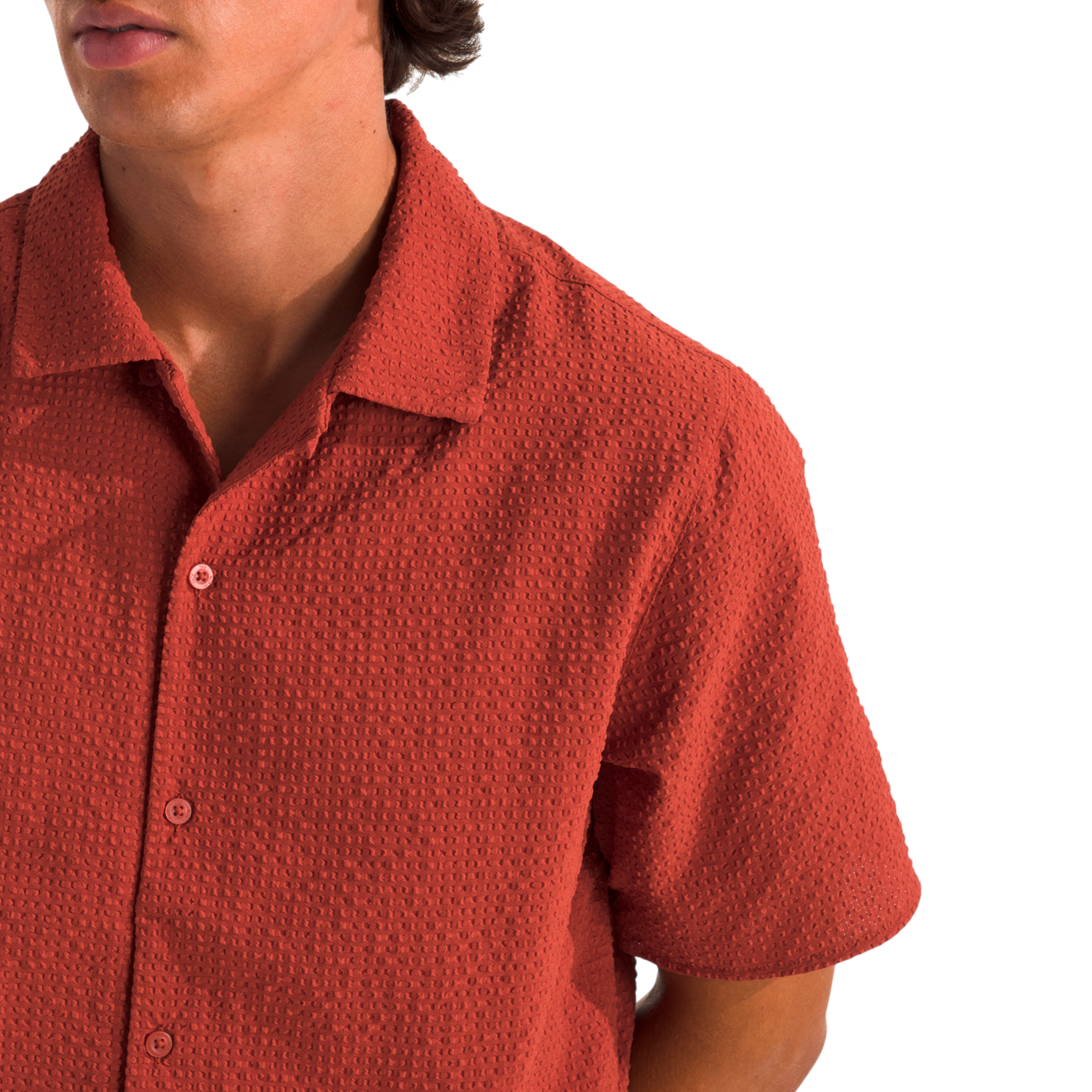 Camisa Pacific para hombre color rojo