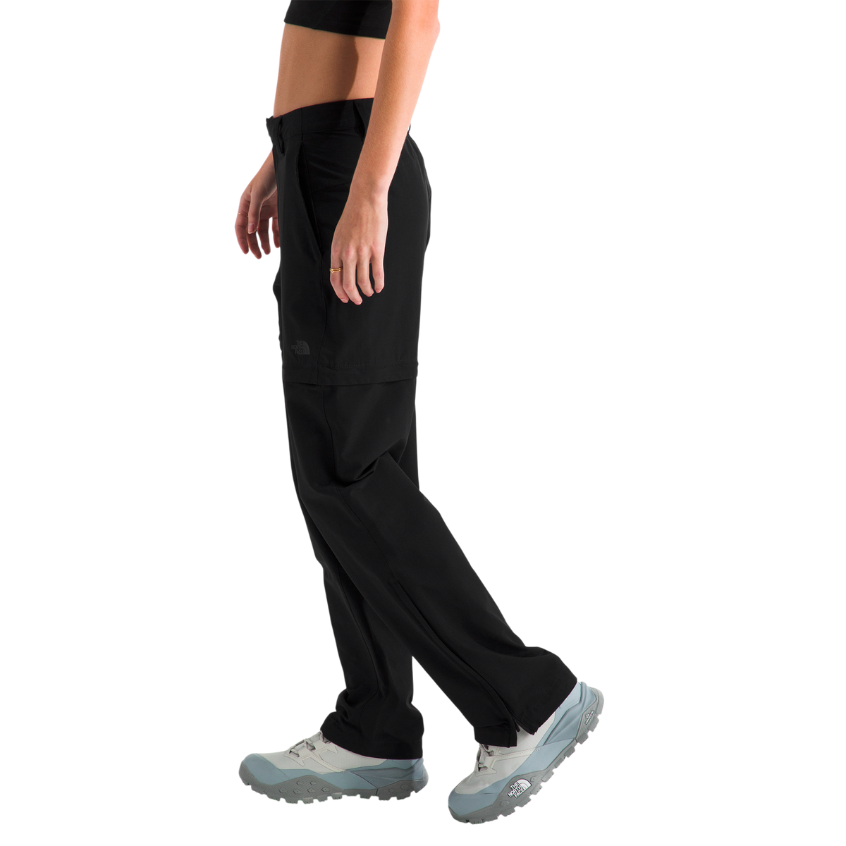 Pantalón convertible Basin para mujer color negro