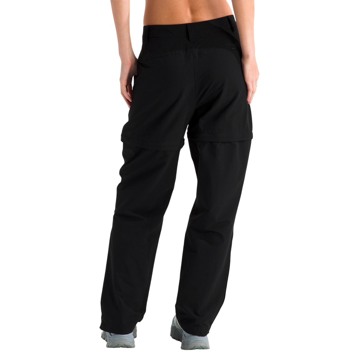 Pantalón convertible Basin para mujer color negro