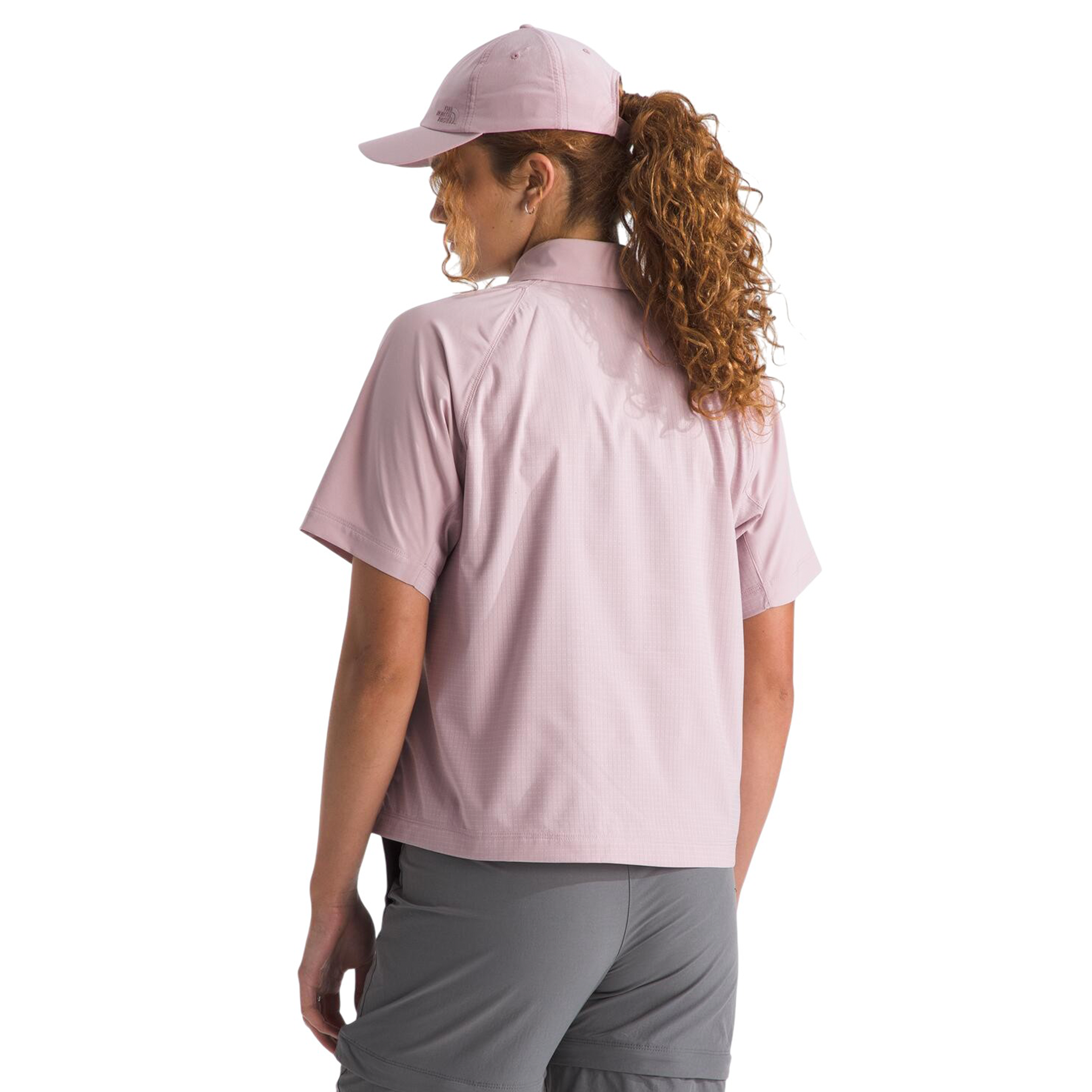 Camisa Trail Lightrange Ss para mujer color rosado